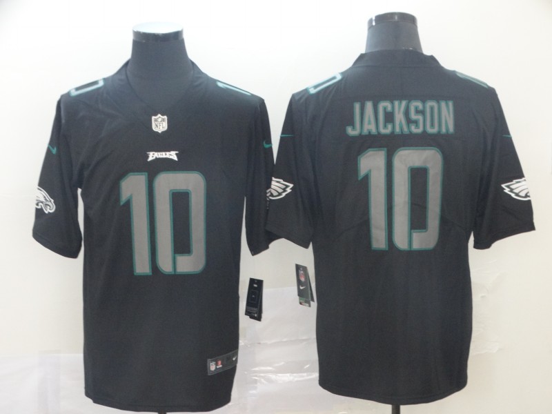 Men's Philadelphia Eagles Desean Jackson #10 Black Jersey